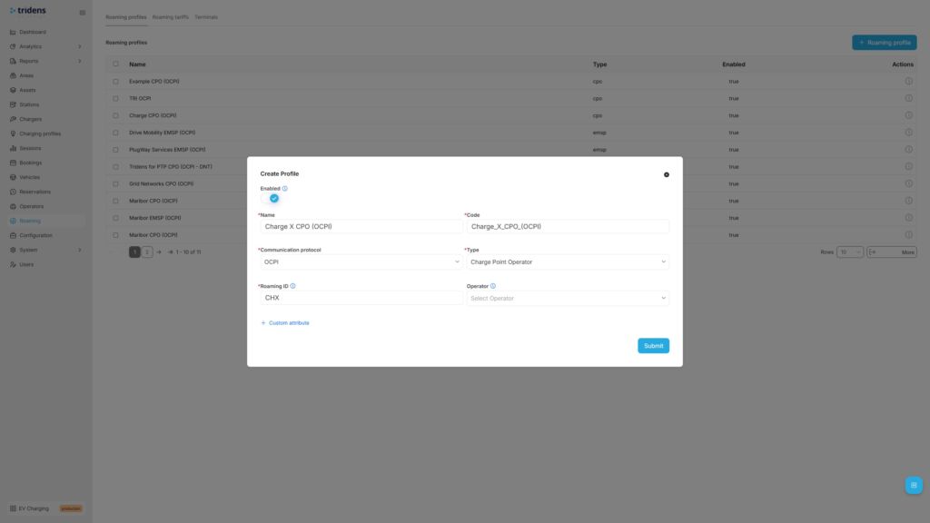 Figure: Roaming Profile setup