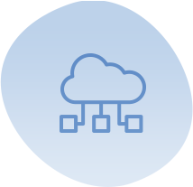 connexions icône-nuage Internet des objets