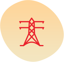 icon-electricity lignes fixes Énergie et services publics