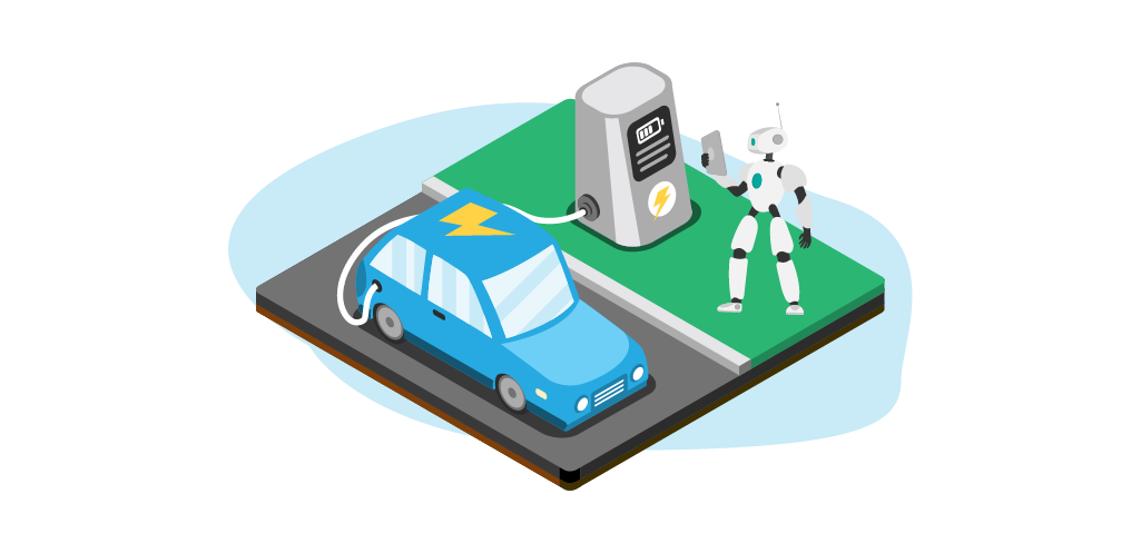 Blog thumbnail for AI in EV Charging