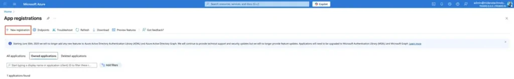 azure app registration