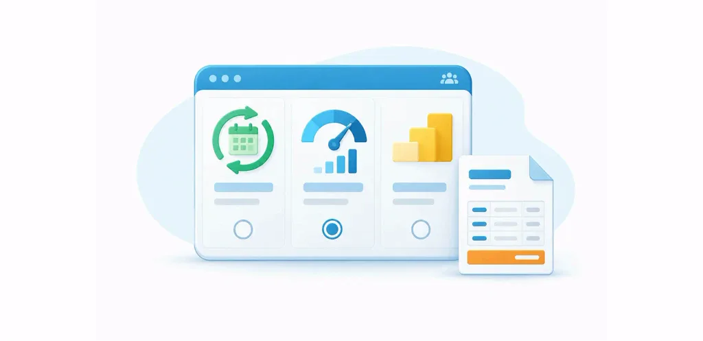 Comparison of recurring, usage-based and tiered SaaS billing models with an invoice