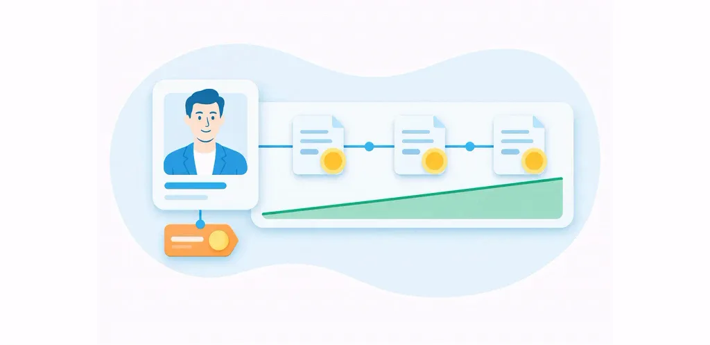 Customer relationship linked to recurring payments and cumulative lifetime value