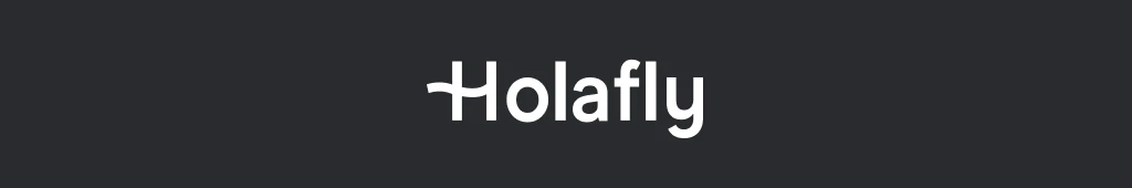 banner com o logótipo da holafly