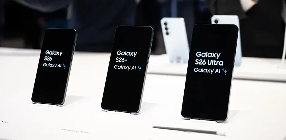 Samsung Galaxy S26 showcased at MWC Barcelona 2026