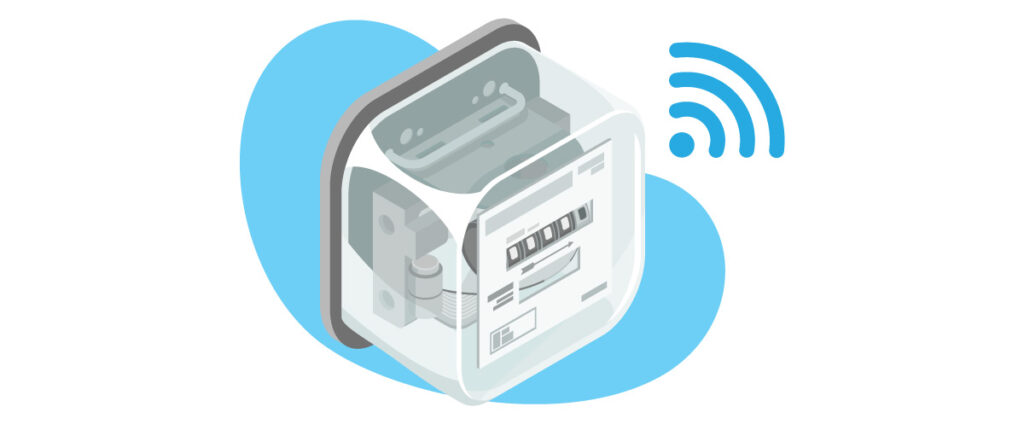 Smart meter for energy & utilities industry.