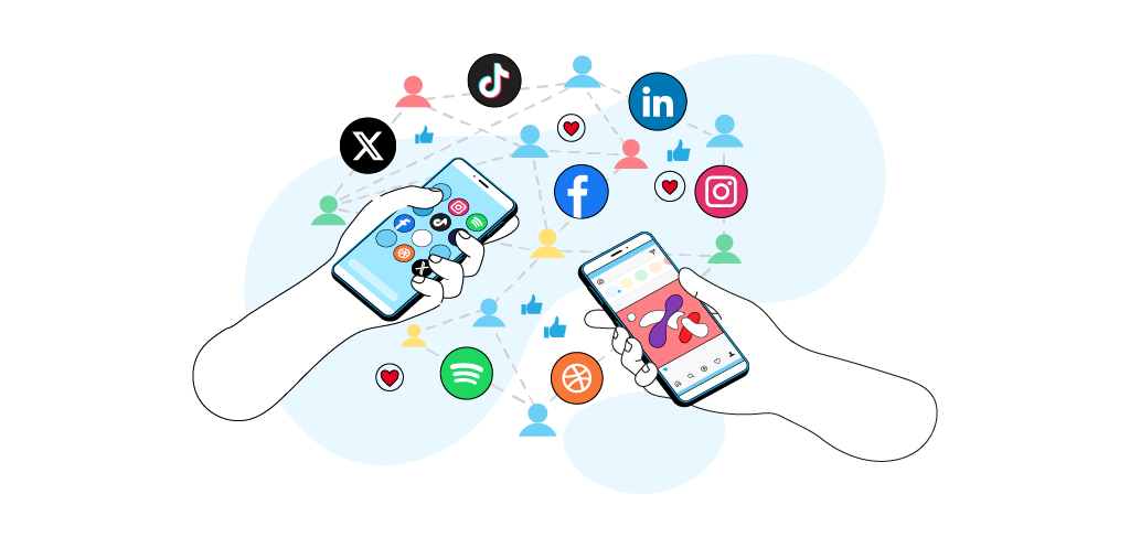 estatísticas das redes sociais