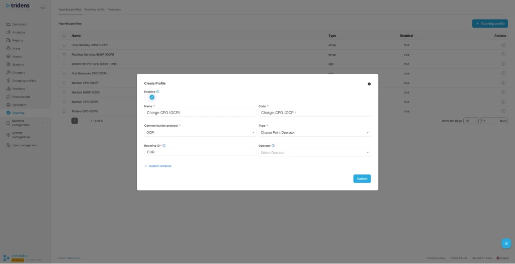 Step 1: Payter Roaming Profile Setup